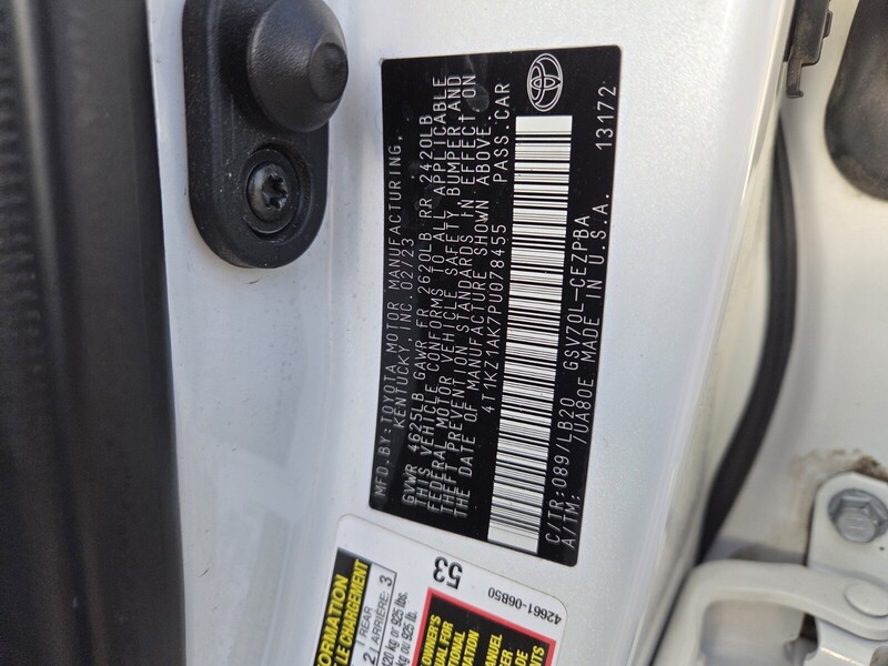 Used 2023 TOYOTA CAMRY XSE V6 in JACKSONVILLE, FLORIDA