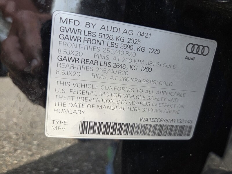 Used 2021 AUDI Q3 S LINE PREMIUM PLUS in JACKSONVILLE, FLORIDA