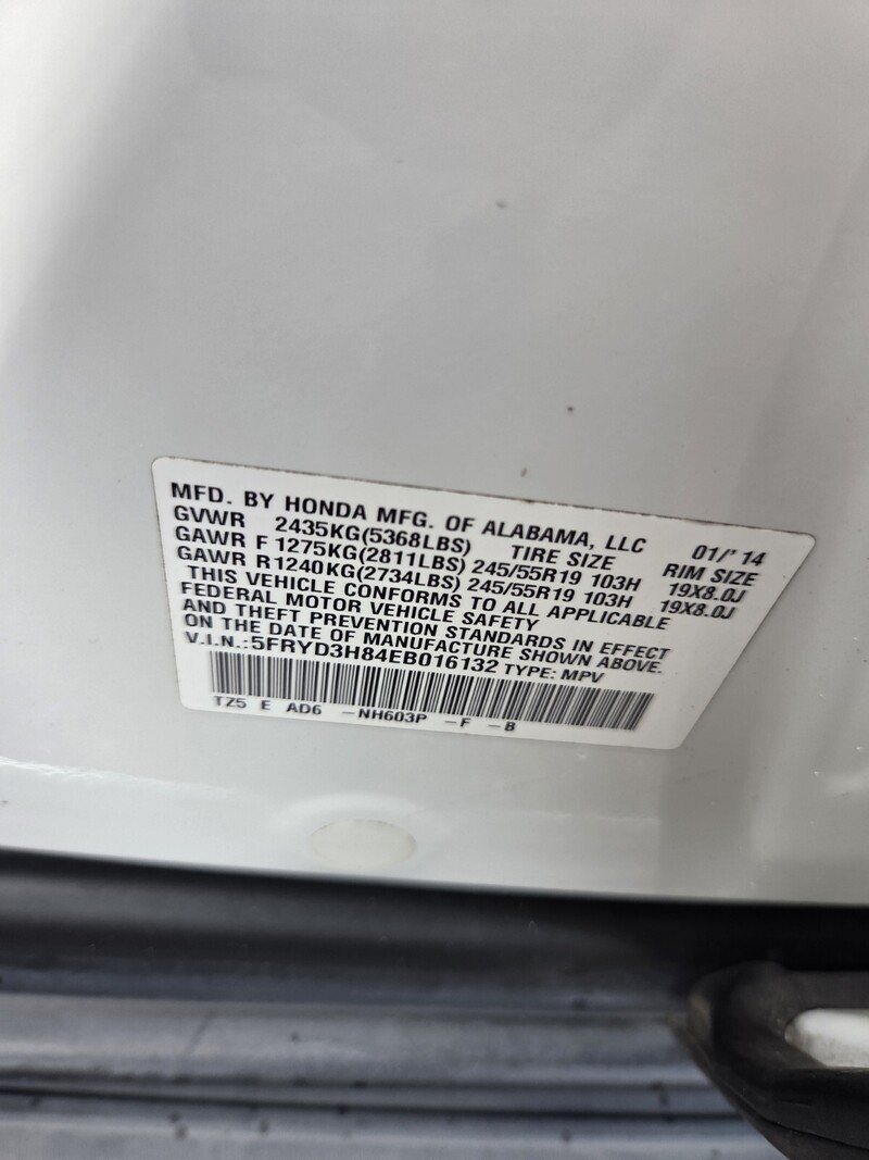 Used 2014 ACURA MDX FWD 4DR ADVANCE/ENTERTAINMENT PKG in JACKSONVILLE, FLORIDA