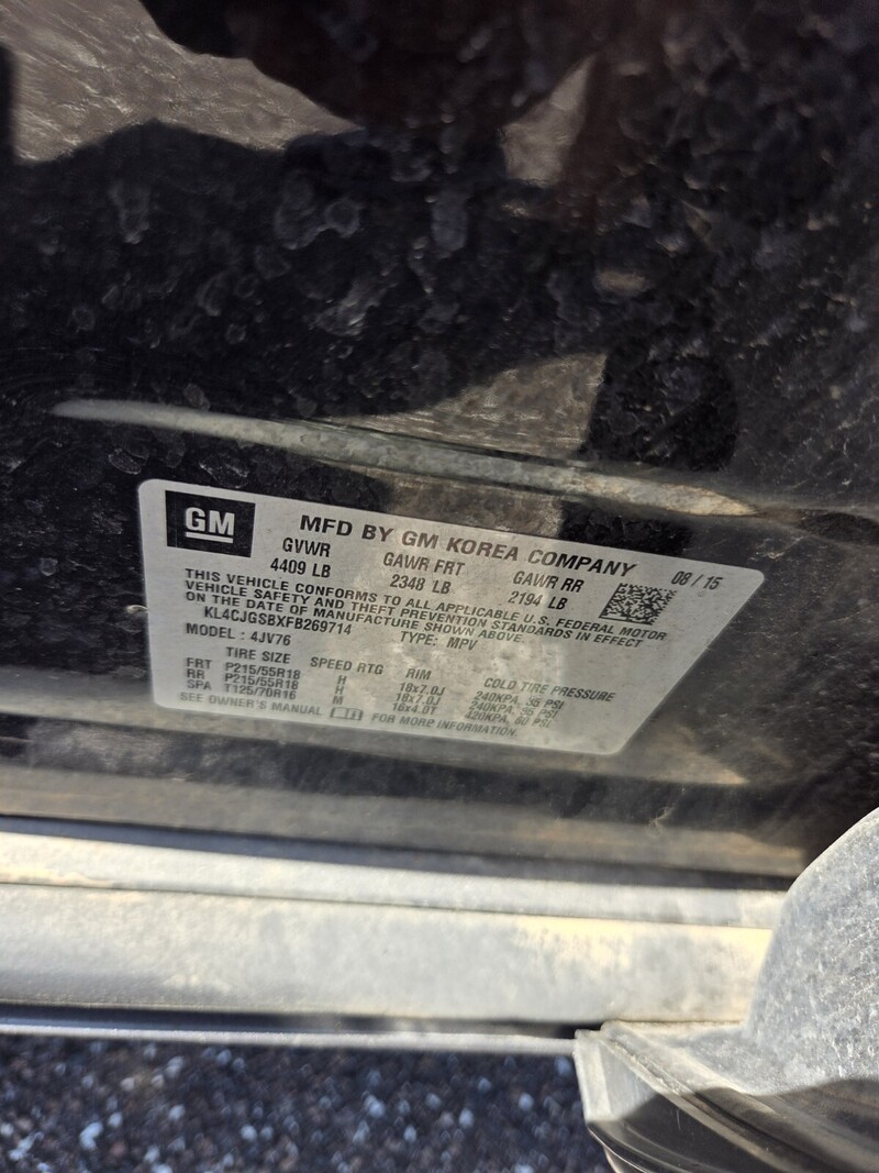 Used 2015 BUICK ENCORE AWD 4DR LEATHER in JACKSONVILLE, FLORIDA