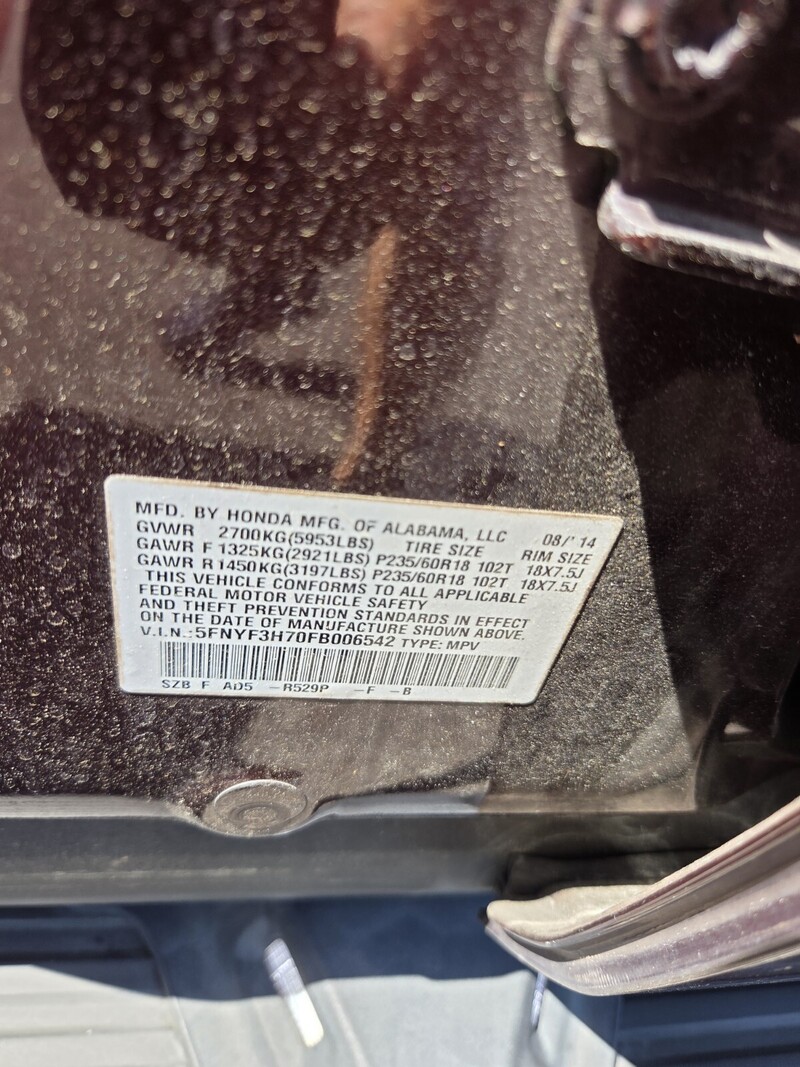 Used 2015 Honda Pilot 2WD 4DR EX-L W/NAVI in JACKSONVILLE, FLORIDA