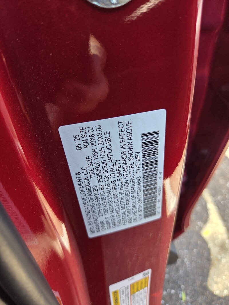 Used 2025 Honda Pilot SPORT 2WD in JACKSONVILLE, FLORIDA