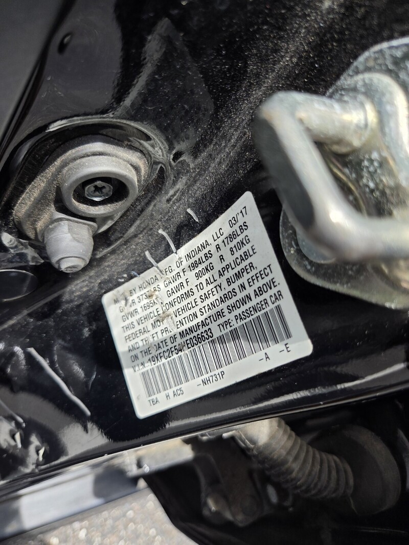 Used 2017 Honda Civic LX in JACKSONVILLE, FLORIDA