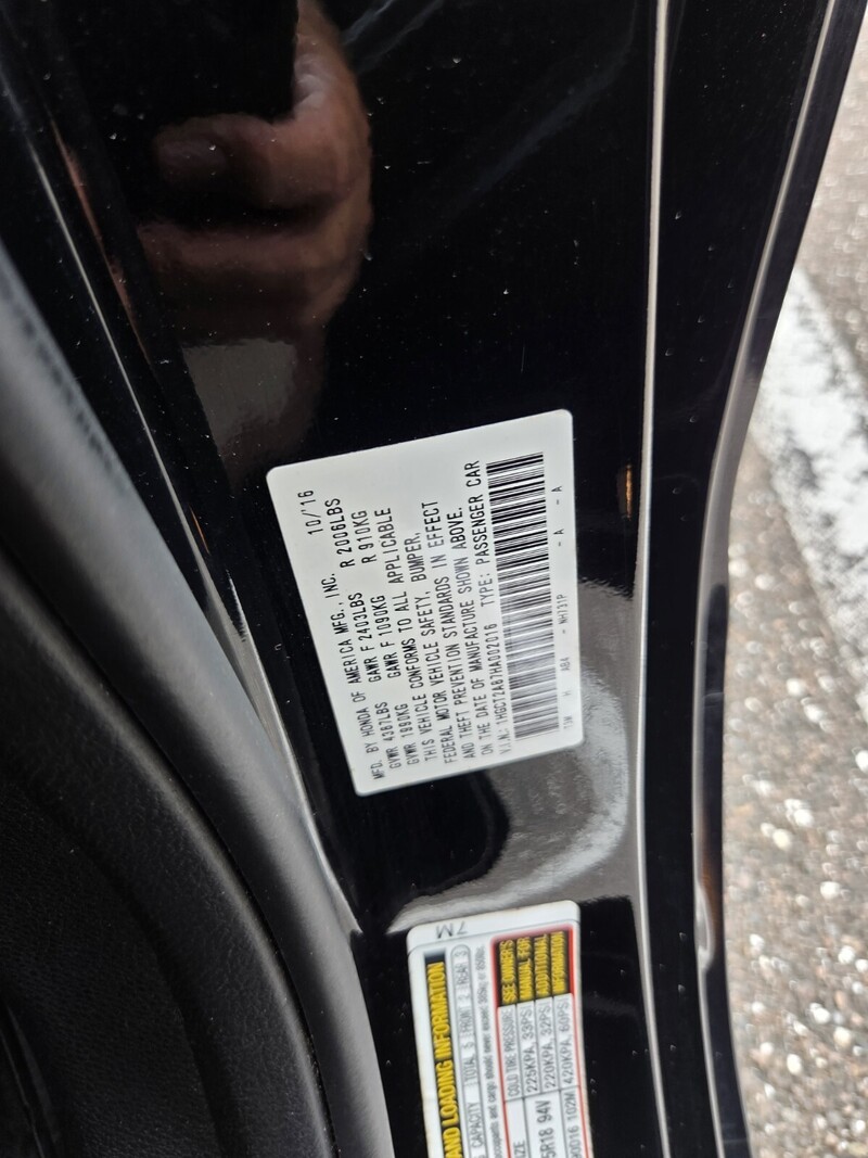 Used 2017 Honda Accord EX-L V6 MANUAL in JACKSONVILLE, FLORIDA