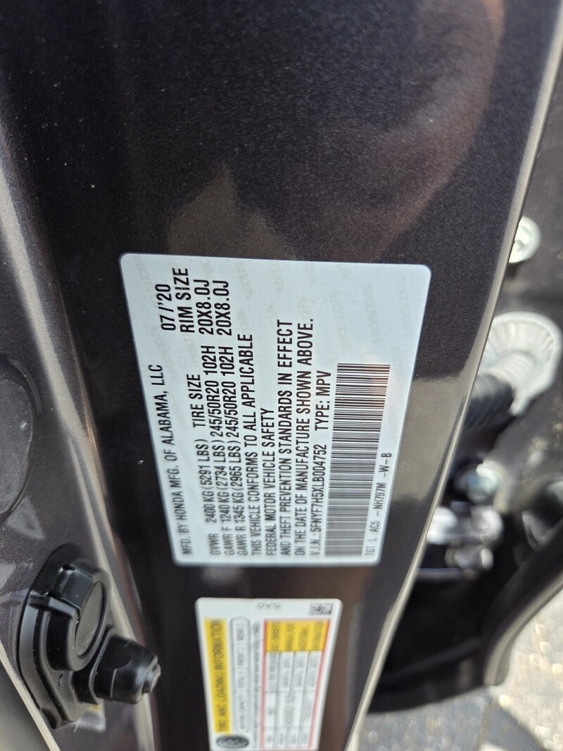 Used 2020 Honda Passport EX-L in JACKSONVILLE, FLORIDA