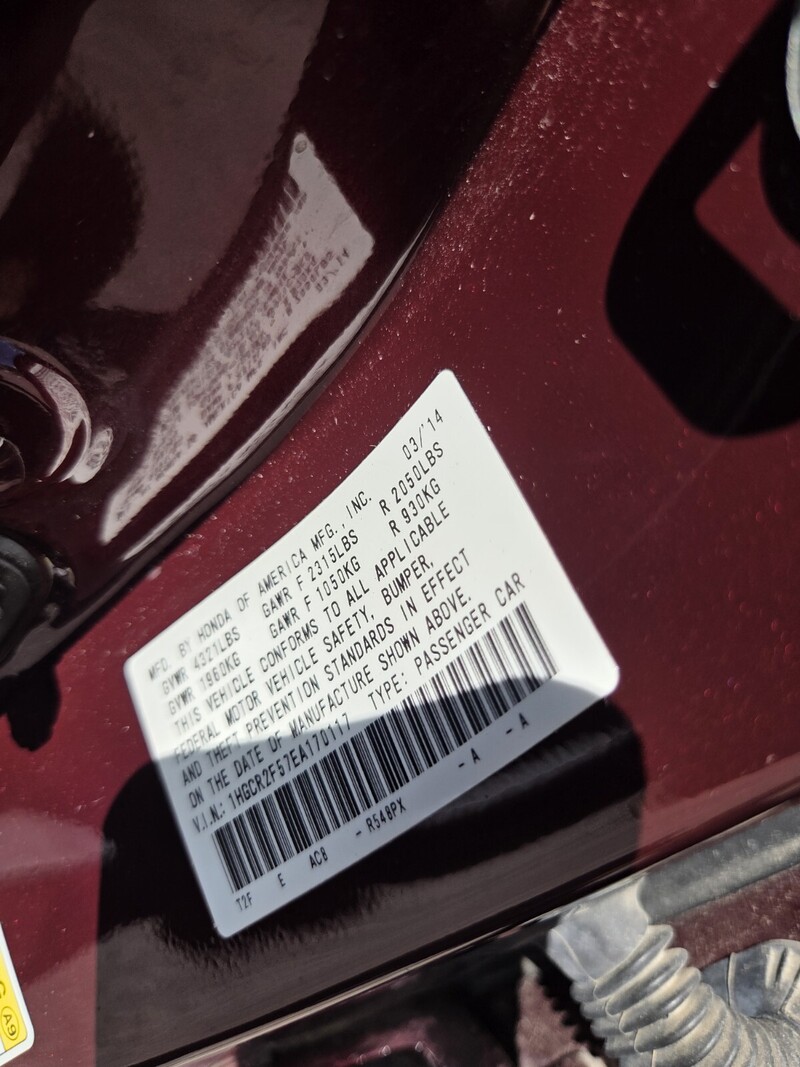 Used 2014 Honda Accord Sedan SPORT in JACKSONVILLE, FLORIDA