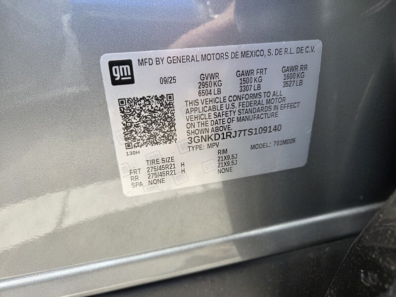 New 2026 CHEVROLET BLAZER EV AWD RS in JACKSONVILLE, FLORIDA