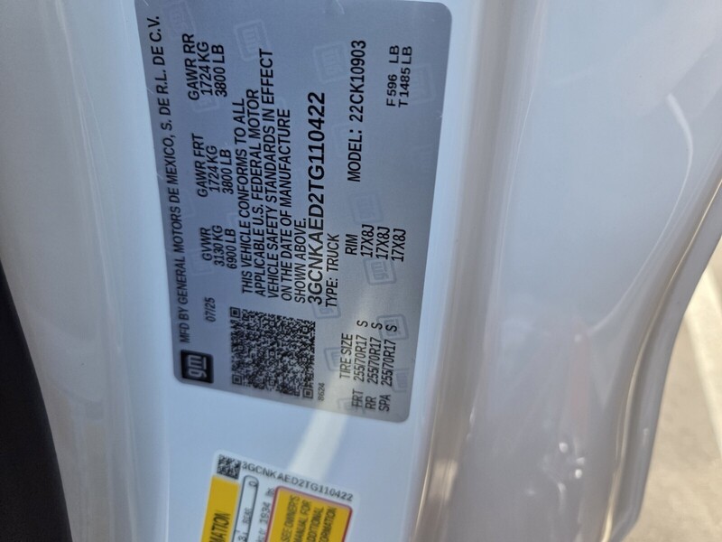 New 2026 CHEVROLET SILVERADO 1500 WORK TRUCK in JACKSONVILLE, FLORIDA