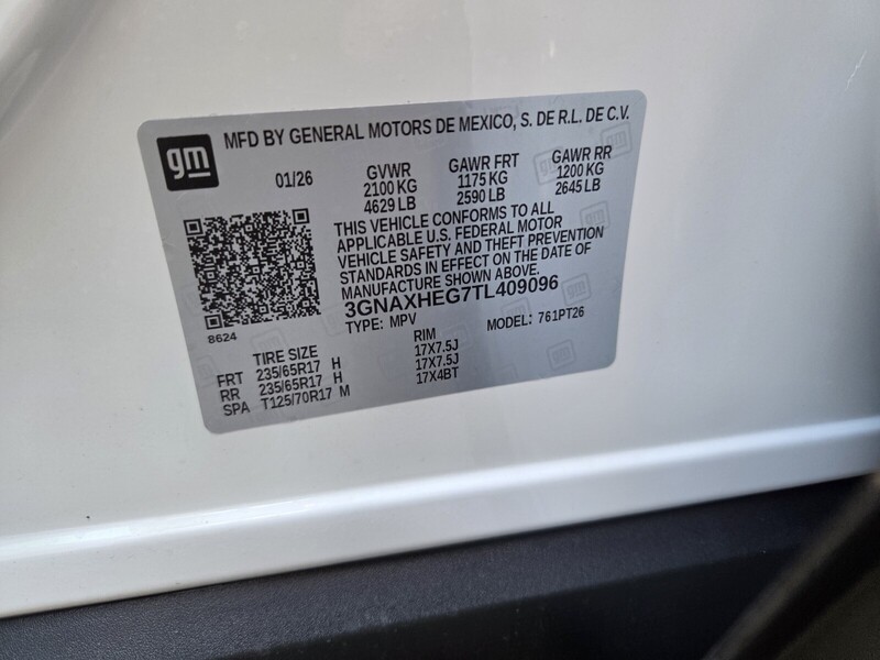 New 2026 CHEVROLET EQUINOX FWD LT in JACKSONVILLE, FLORIDA