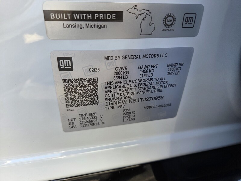 New 2026 CHEVROLET TRAVERSE AWD RS in JACKSONVILLE, FLORIDA