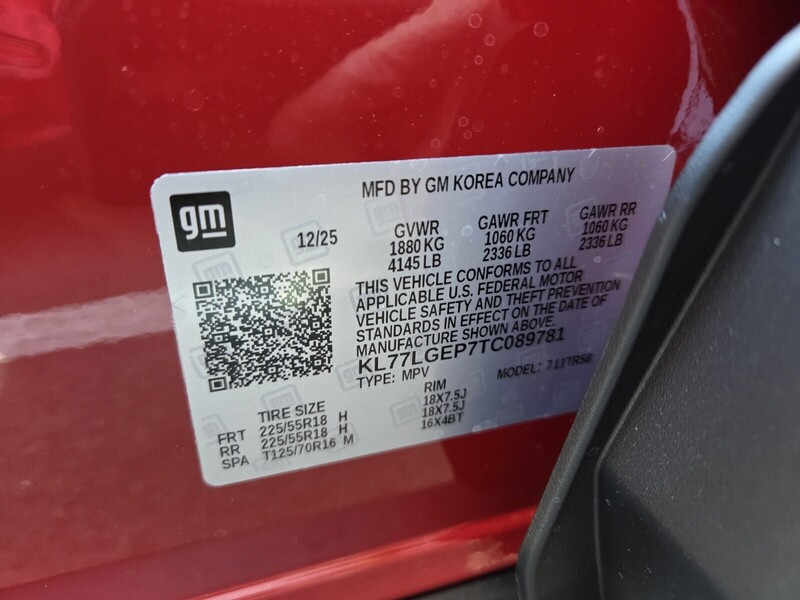 New 2026 CHEVROLET TRAX 1RS in JACKSONVILLE, FLORIDA