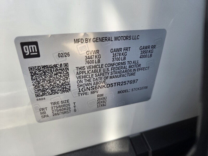 New 2026 CHEVROLET TAHOE LT in JACKSONVILLE, FLORIDA