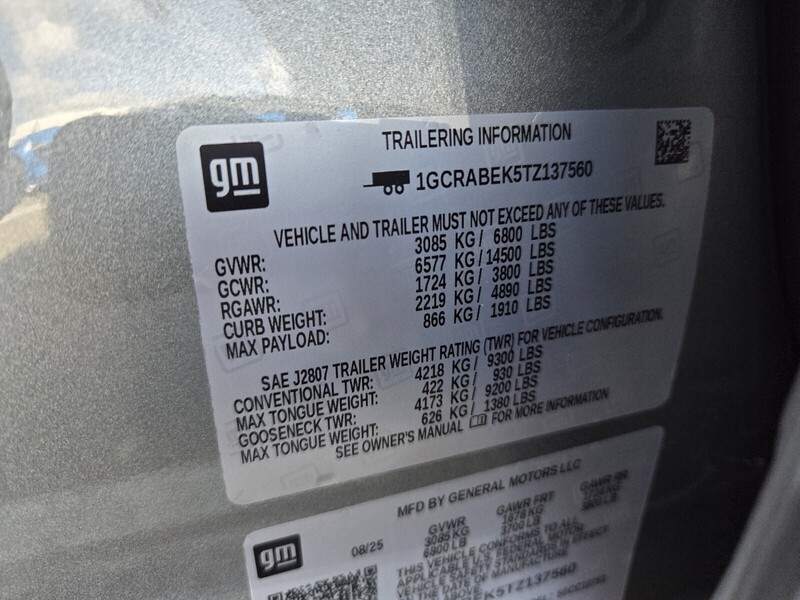 New 2026 CHEVROLET SILVERADO 1500 CUSTOM in JACKSONVILLE, FLORIDA