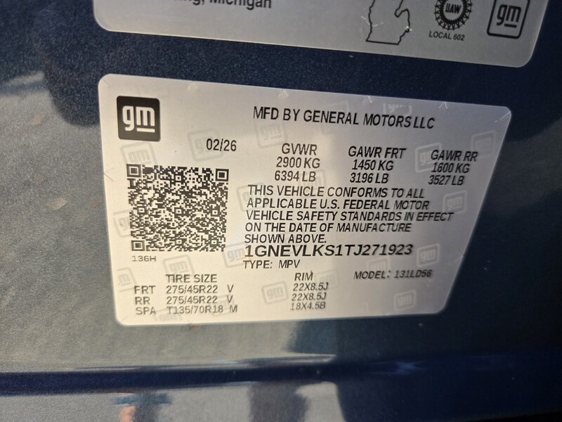 New 2026 CHEVROLET TRAVERSE AWD RS in JACKSONVILLE, FLORIDA