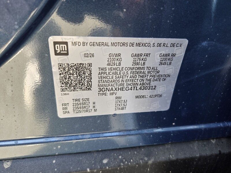 New 2026 CHEVROLET EQUINOX FWD LT in JACKSONVILLE, FLORIDA