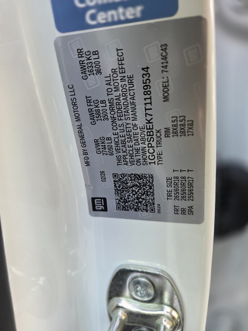 New 2026 CHEVROLET COLORADO 2WD WORK TRUCK in JACKSONVILLE, FLORIDA