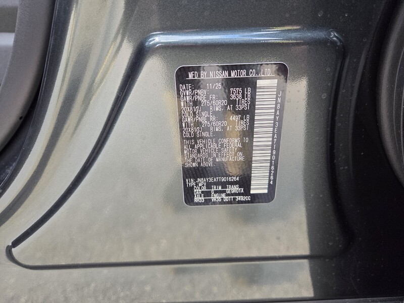 New 2026 NISSAN ARMADA PLATINUM in JACKSONVILLE, FLORIDA