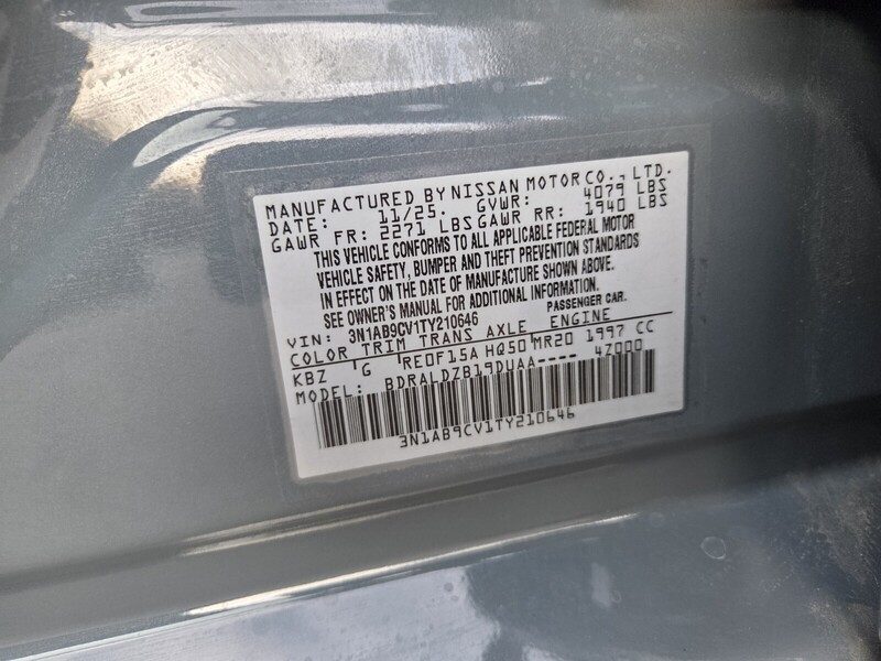 New 2026 NISSAN SENTRA SV in JACKSONVILLE, FLORIDA