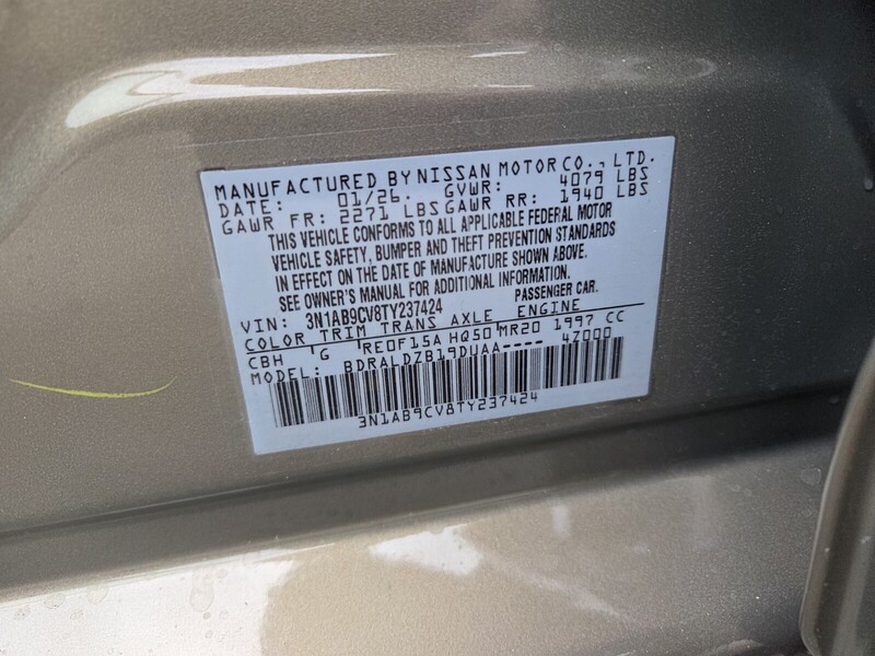 New 2026 NISSAN SENTRA SV in JACKSONVILLE, FLORIDA