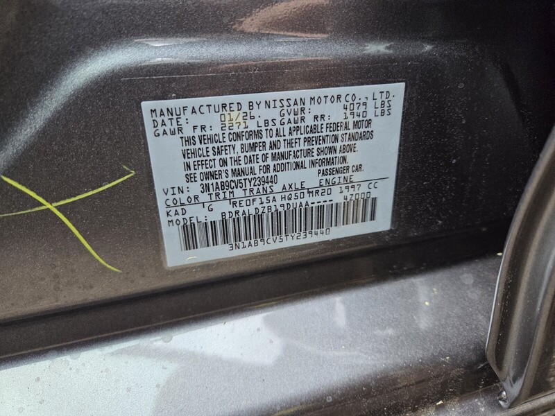 New 2026 NISSAN SENTRA SV in JACKSONVILLE, FLORIDA