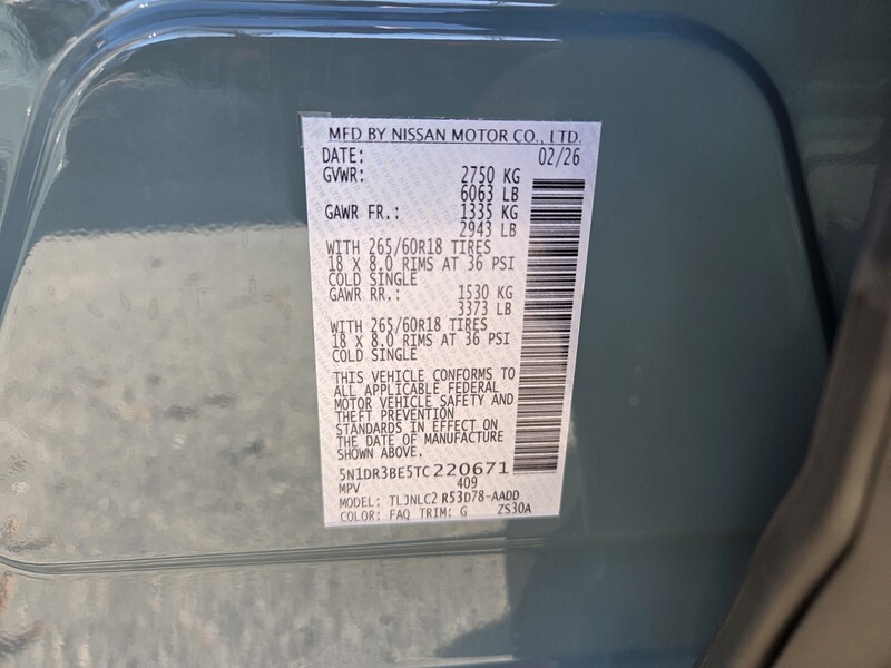 New 2026 NISSAN PATHFINDER ROCK CREEK in JACKSONVILLE, FLORIDA