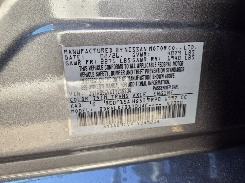 New 2026 NISSAN SENTRA SV in JACKSONVILLE, FLORIDA