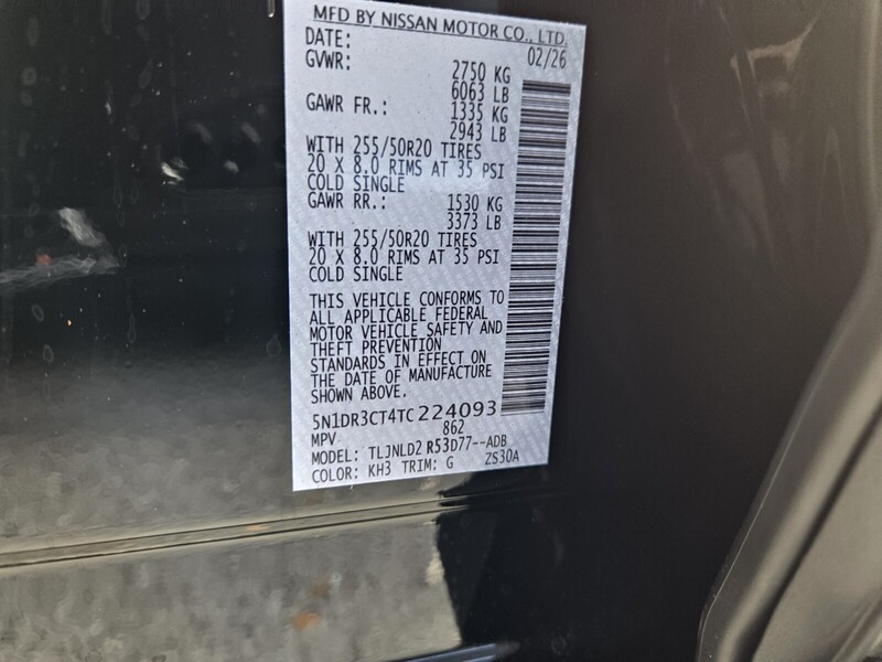 New 2026 NISSAN PATHFINDER SL in JACKSONVILLE, FLORIDA