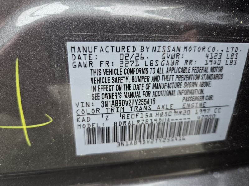 New 2026 NISSAN SENTRA SR in JACKSONVILLE, FLORIDA