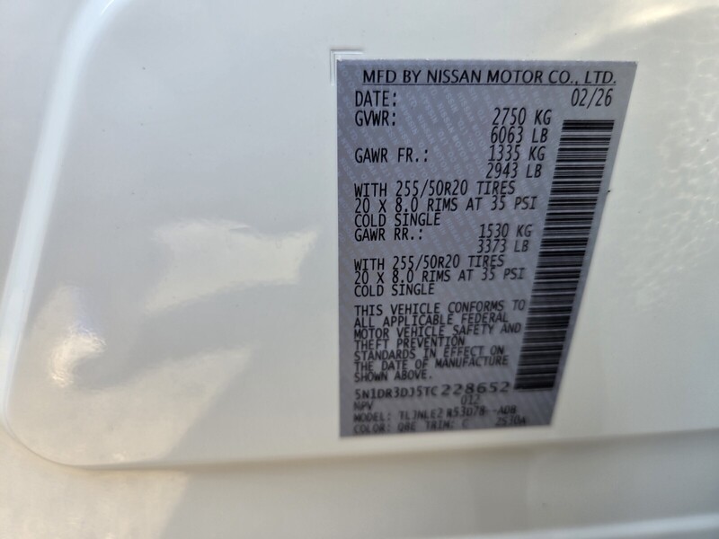 New 2026 NISSAN PATHFINDER PLATINUM in JACKSONVILLE, FLORIDA