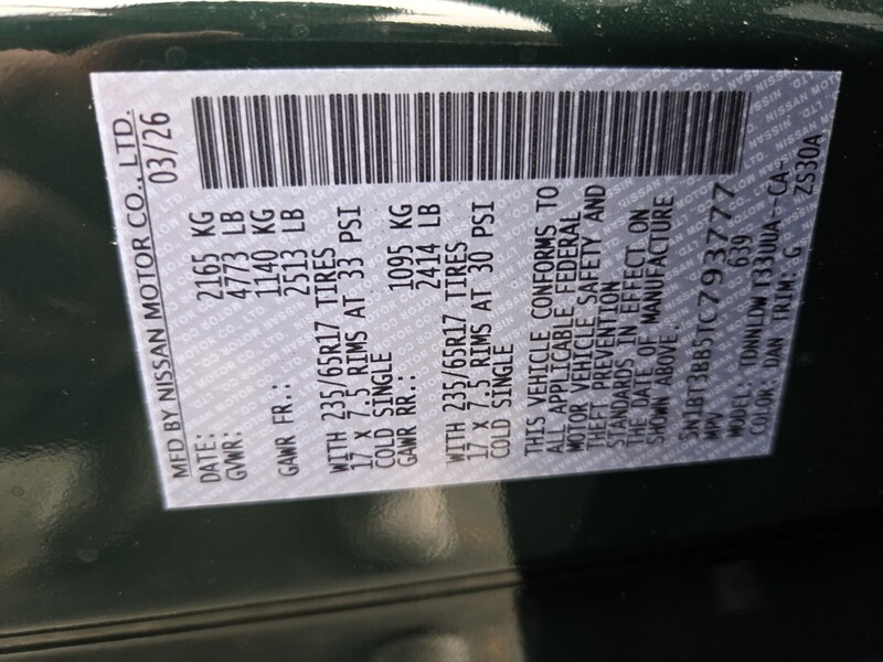 New 2026 NISSAN ROGUE ROCK CREEK in JACKSONVILLE, FLORIDA