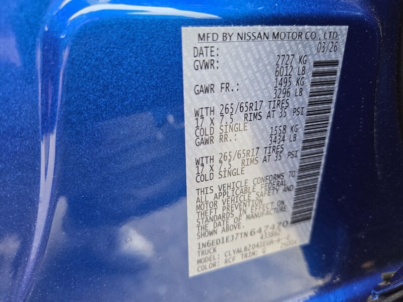 New 2026 NISSAN FRONTIER SV in JACKSONVILLE, FLORIDA