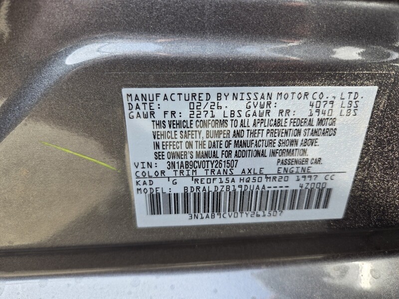 New 2026 NISSAN SENTRA SV in JACKSONVILLE, FLORIDA