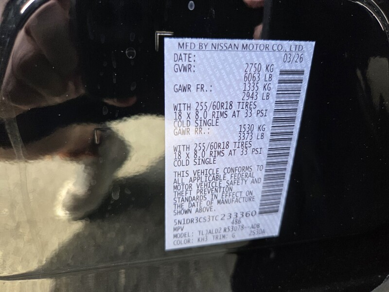 New 2026 NISSAN PATHFINDER SL in JACKSONVILLE, FLORIDA