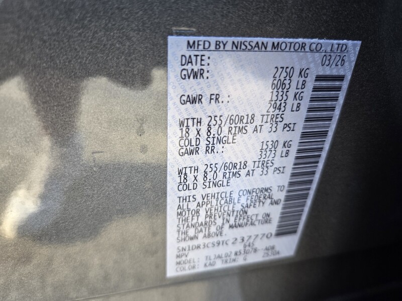 New 2026 NISSAN PATHFINDER SL in JACKSONVILLE, FLORIDA