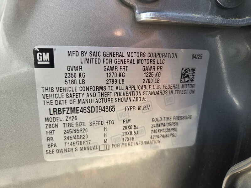 New 2025 BUICK ENVISION AVENIR in JACKSONVILLE, FLORIDA