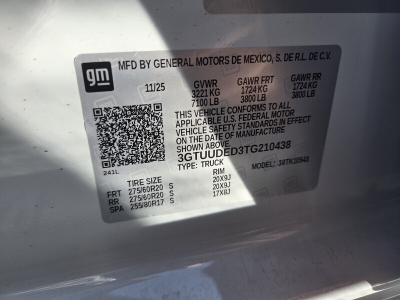 New 2026 GMC SIERRA 1500 SLT in JACKSONVILLE, FLORIDA