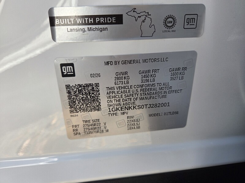 New 2026 GMC ACADIA FWD ELEVATION in JACKSONVILLE, FLORIDA