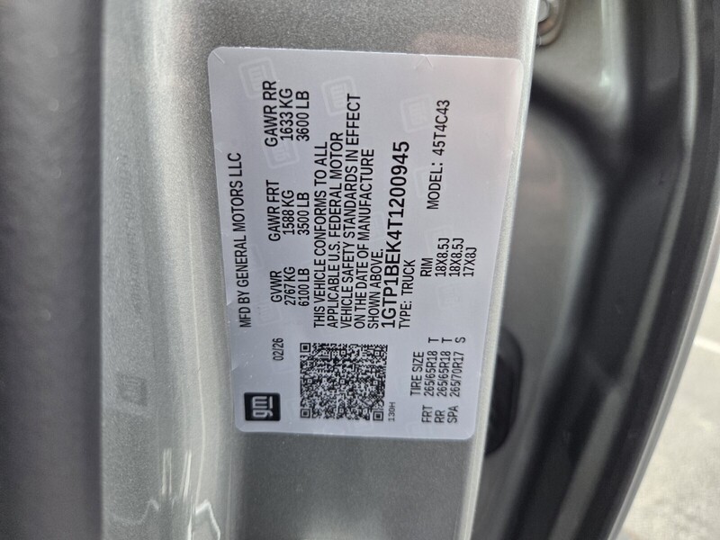 New 2026 GMC CANYON 2WD CREW CAB ELEVATION in JACKSONVILLE, FLORIDA