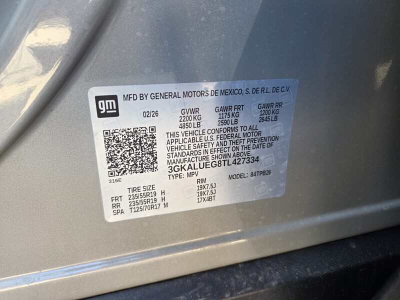 New 2026 GMC TERRAIN AWD ELEVATION in JACKSONVILLE, FLORIDA