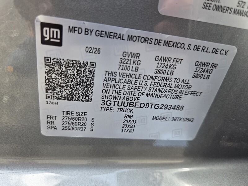 New 2026 GMC SIERRA 1500 SLE in JACKSONVILLE, FLORIDA
