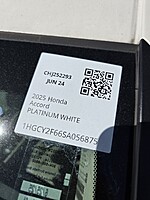 New 2025 Honda Accord Hybrid EX-L in JACKSONVILLE, FLORIDA (Photo 2)