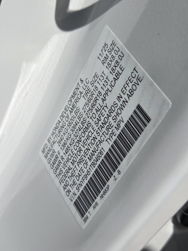 New 2026 Honda Passport TRAILSPORT BLACKOUT in JACKSONVILLE, FLORIDA