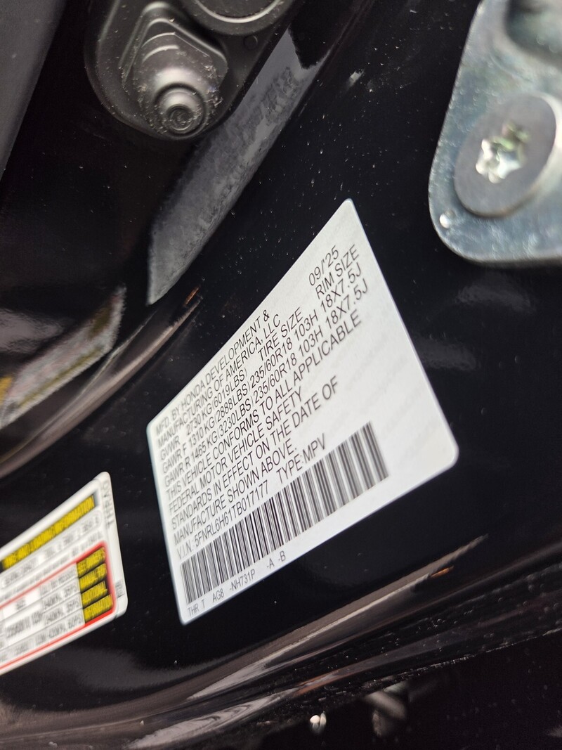 New 2026 Honda Odyssey EX-L in JACKSONVILLE, FLORIDA