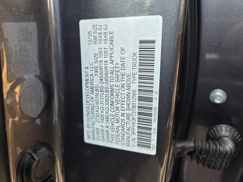 New 2026 Honda Ridgeline TRAILSPORT+ in JACKSONVILLE, FLORIDA