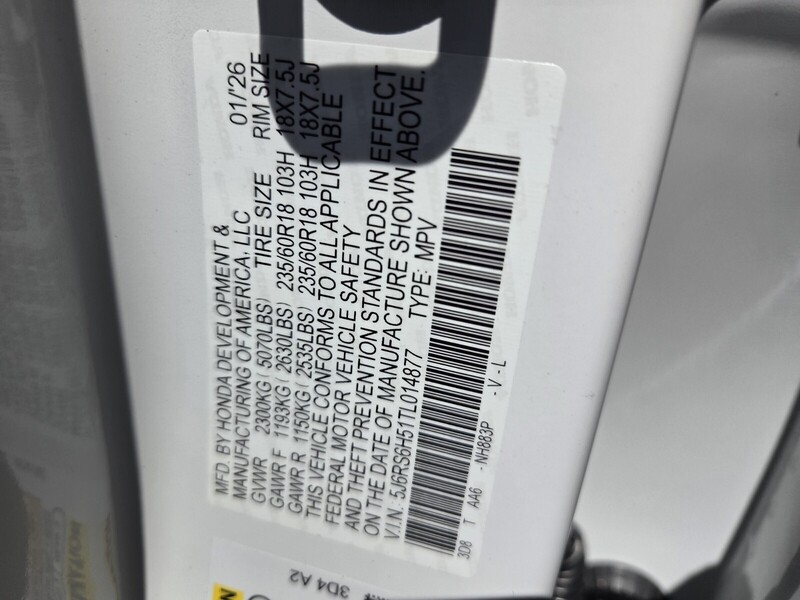 New 2026 Honda CR-V Hybrid SPORT in JACKSONVILLE, FLORIDA