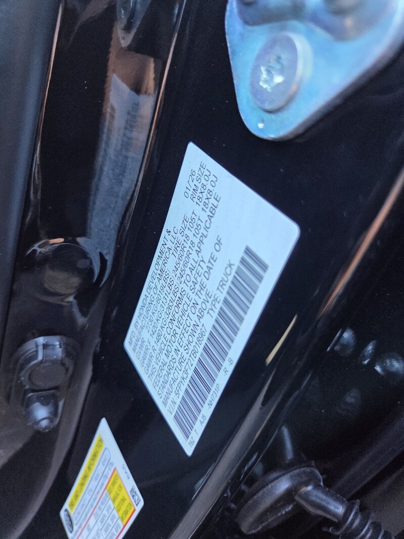 New 2026 Honda Ridgeline TRAILSPORT+ in JACKSONVILLE, FLORIDA