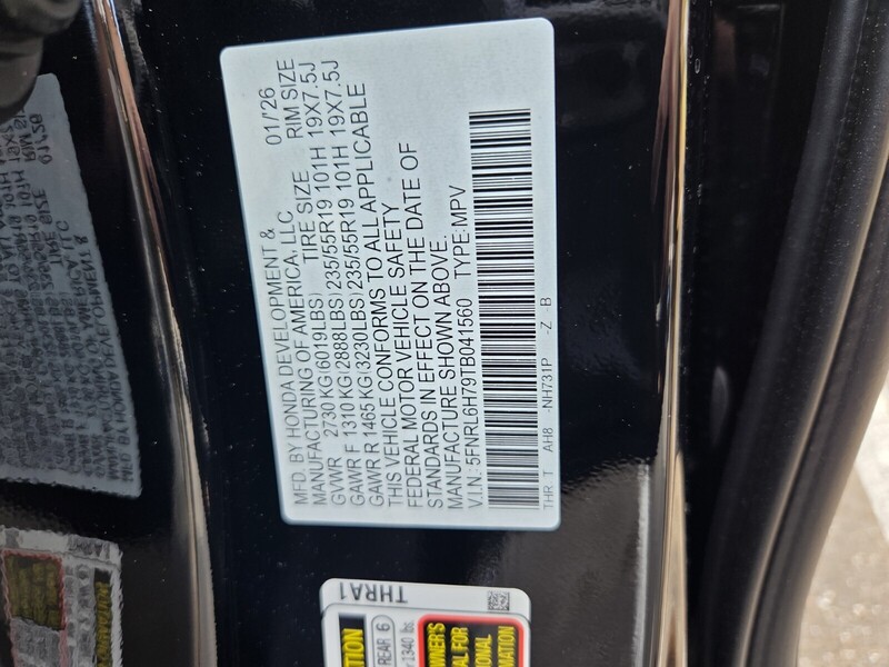 New 2026 Honda Odyssey SPORT-L in JACKSONVILLE, FLORIDA