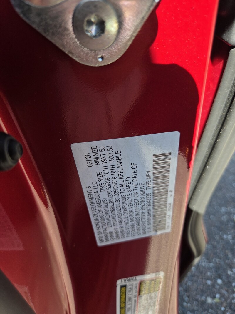 New 2026 Honda Odyssey ELITE in JACKSONVILLE, FLORIDA