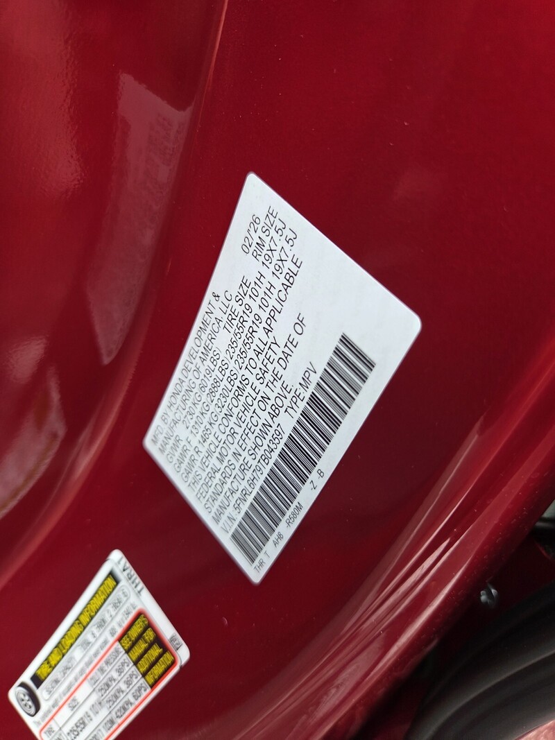 New 2026 Honda Odyssey SPORT-L in JACKSONVILLE, FLORIDA