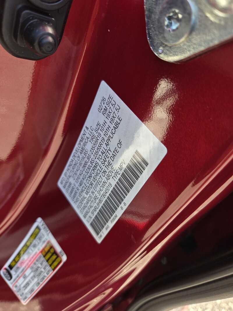 New 2026 Honda Odyssey TOURING in JACKSONVILLE, FLORIDA